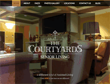 Tablet Screenshot of courtyardseniorliving.com